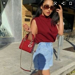 Zara High Neck Shirt